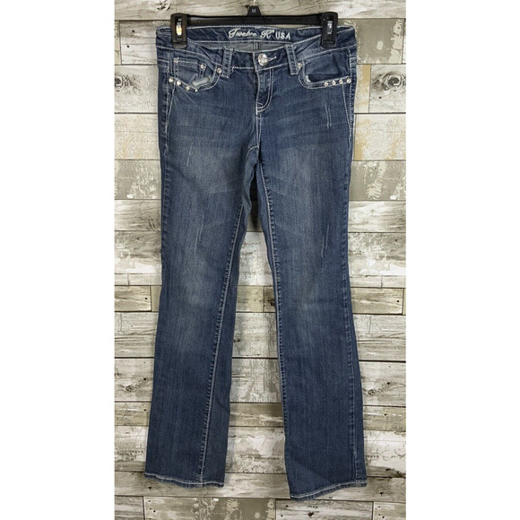 Twelve K USA Womens Denim Bootcut Jeans Size 3 - Picture 1 of 3